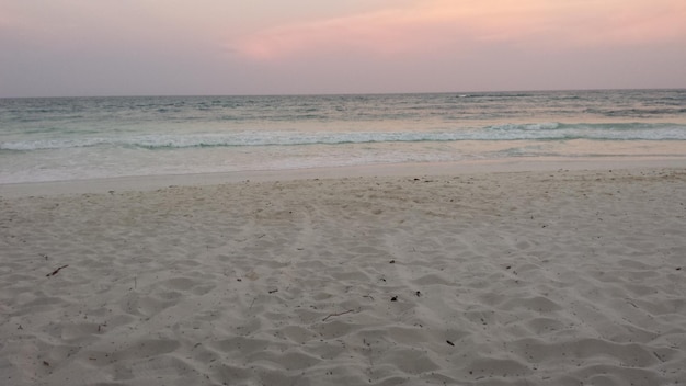 Photo scenic view of sea against sky