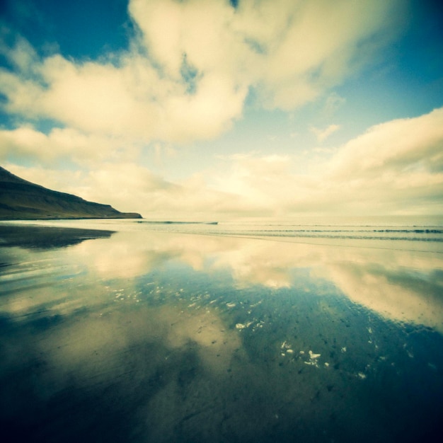 Photo scenic view of sea against sky