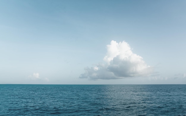 Photo scenic view of sea against sky