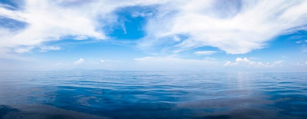 Foto vista panoramica del mare contro il cielo