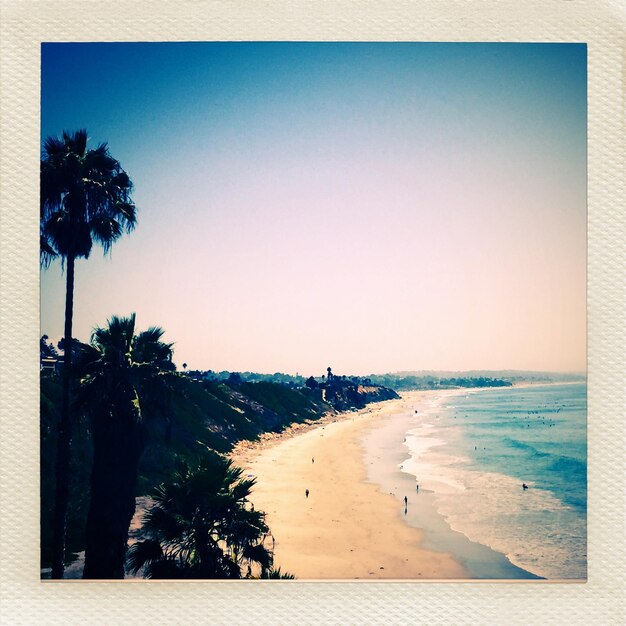 Photo scenic view of sea against sky