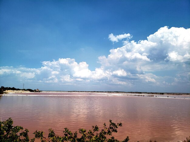 Photo scenic view of sea against sky