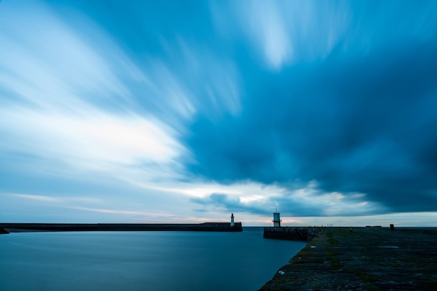 Photo scenic view of sea against sky