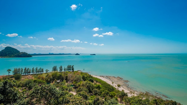 Photo scenic view of sea against sky