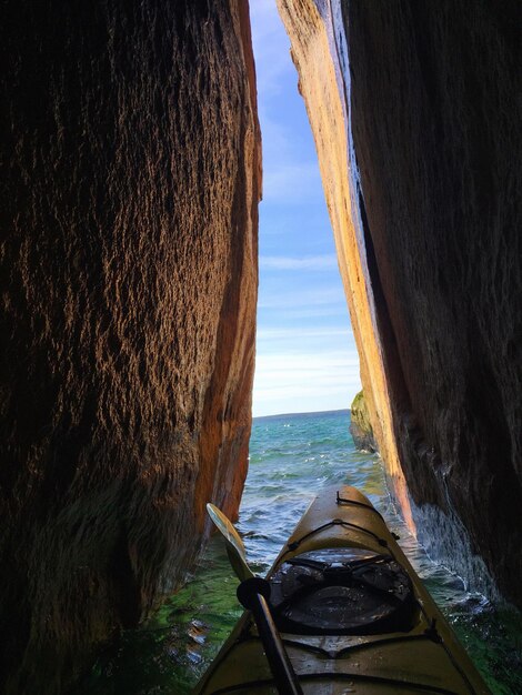 Photo scenic view of sea against sky