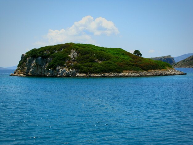 Foto vista panoramica del mare contro il cielo