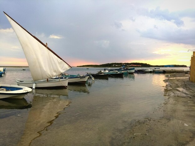 Photo scenic view of sea against sky