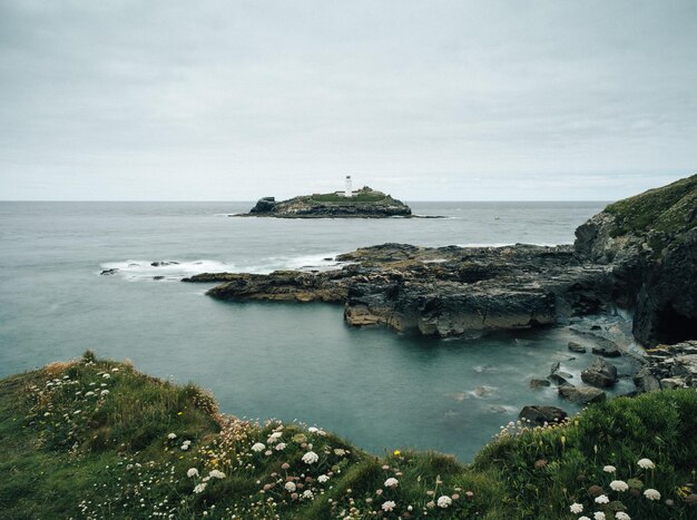 Photo scenic view of sea against sky