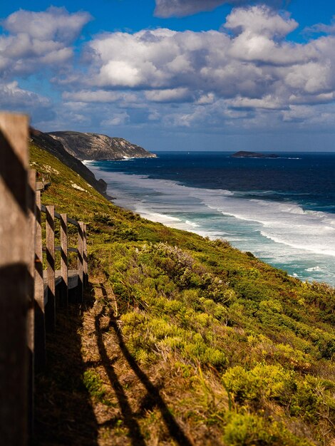 Photo scenic view of sea against sky