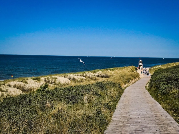 Photo scenic view of sea against sky