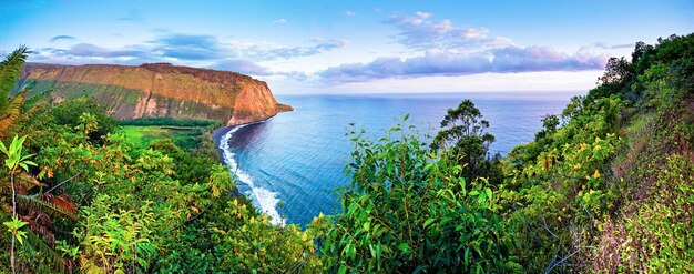 Photo scenic view of sea against sky