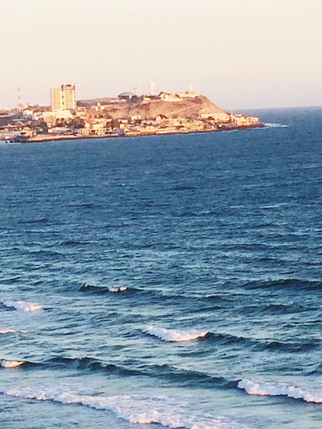 Photo scenic view of sea against sky