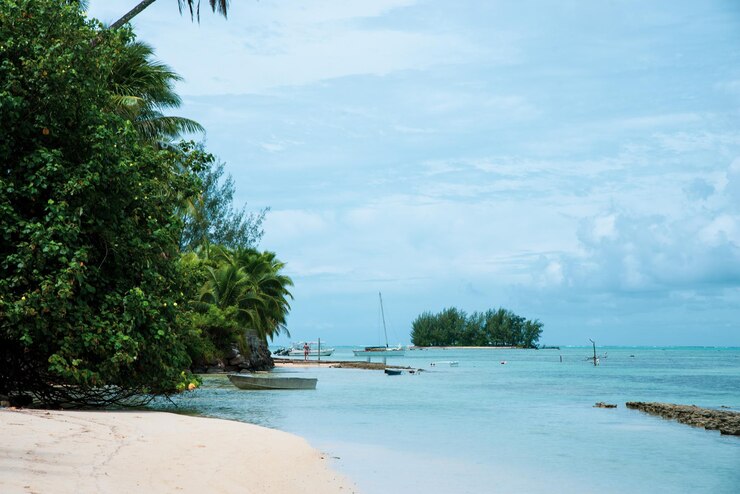 Photo scenic view of sea against sky