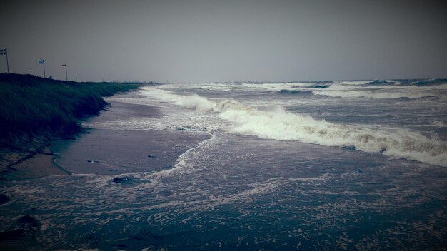 Photo scenic view of sea against sky