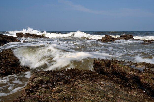 Foto vista panoramica del mare contro il cielo