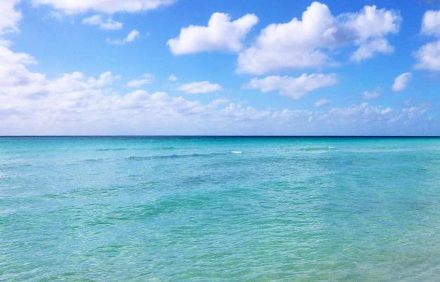 Photo scenic view of sea against sky