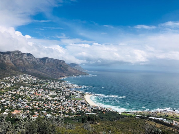 Photo scenic view of sea against sky