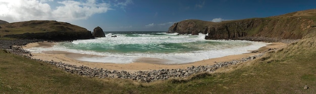 Photo scenic view of sea against sky