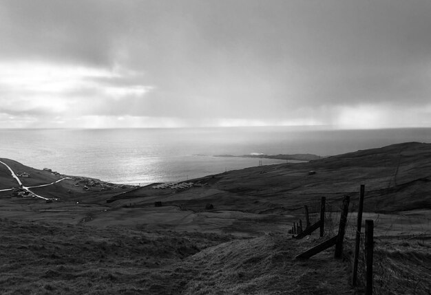 Photo scenic view of sea against sky