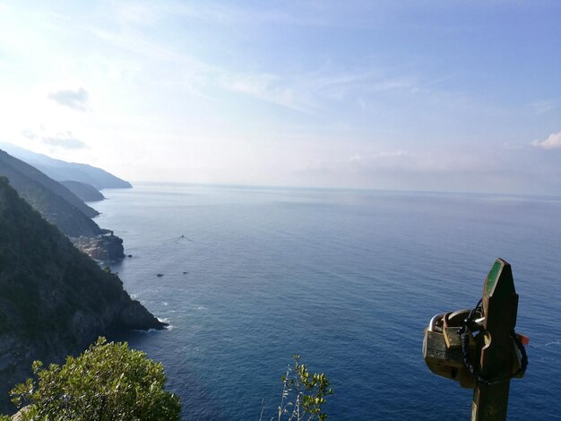 Photo scenic view of sea against sky