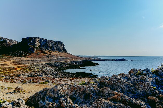 Photo scenic view of sea against sky