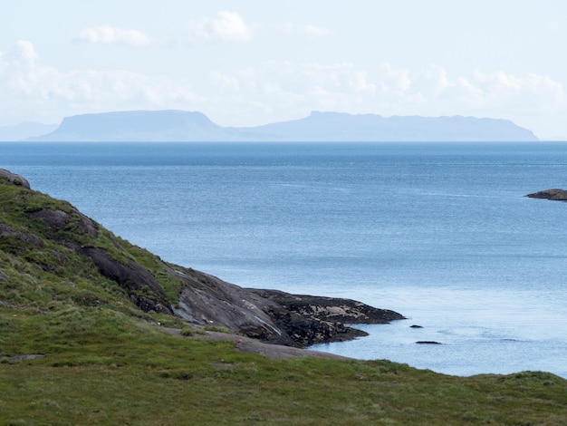 Photo scenic view of sea against sky