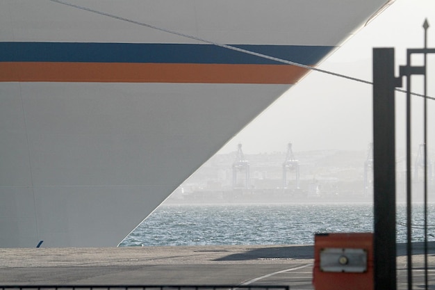 Scenic view of sea by city against sky