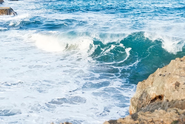 Foto la vista panoramica del mare