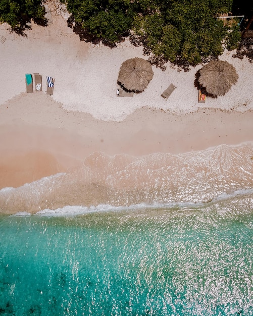 Foto la vista panoramica del mare