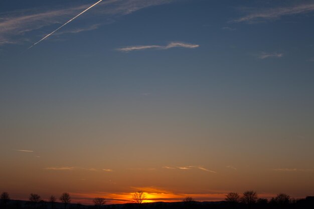 Scenic view of sky during sunset