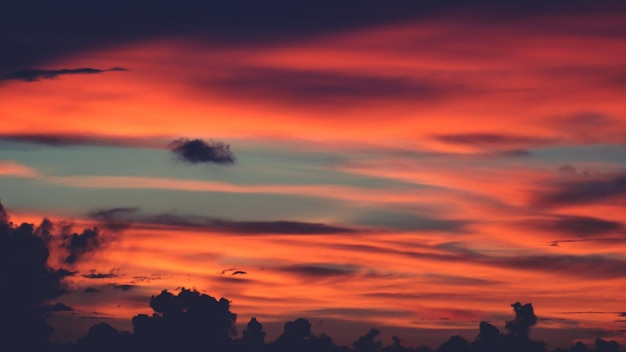 scenic view of sky during sunset