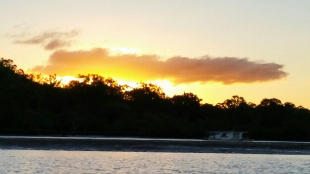 Scenic view of sky at sunset