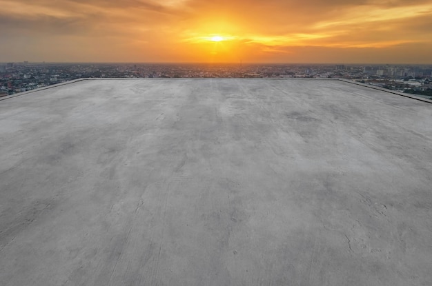 Photo scenic view of snow during sunset