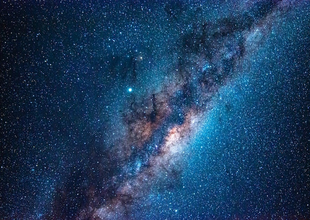 Scenic view of star field