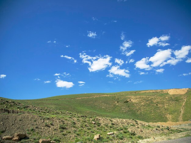 Scenic view of the steppe area