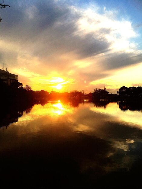 Scenic view of sunset sky