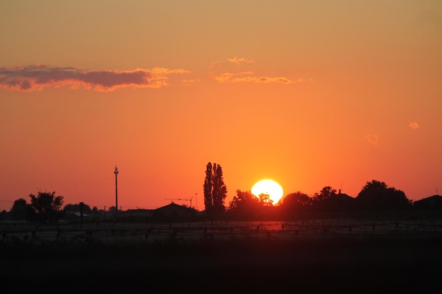 Scenic view of sunset