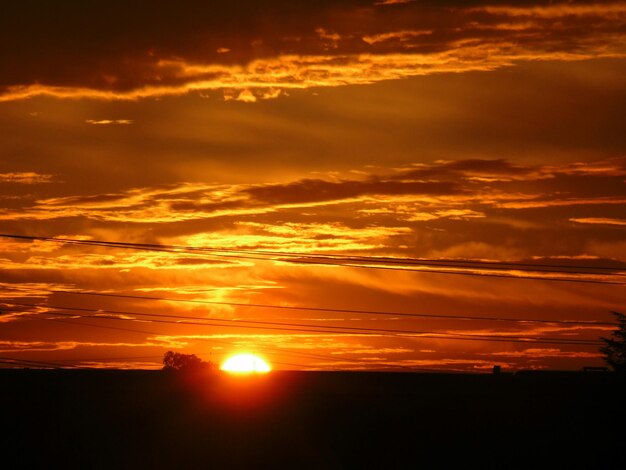 Scenic view of sunset