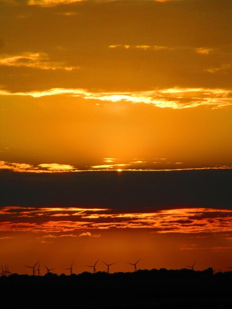 Scenic view of sunset