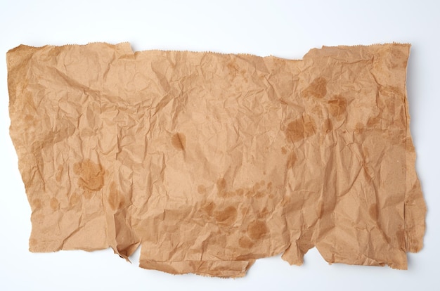 Foto scenic view van papier tegen een witte achtergrond