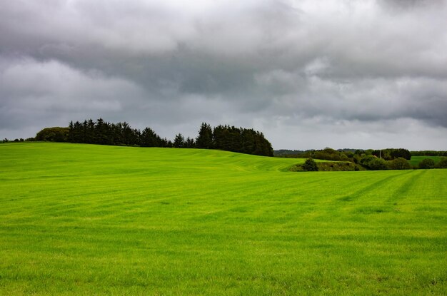 Scenisch uitzicht op het landschap tegen de hemel