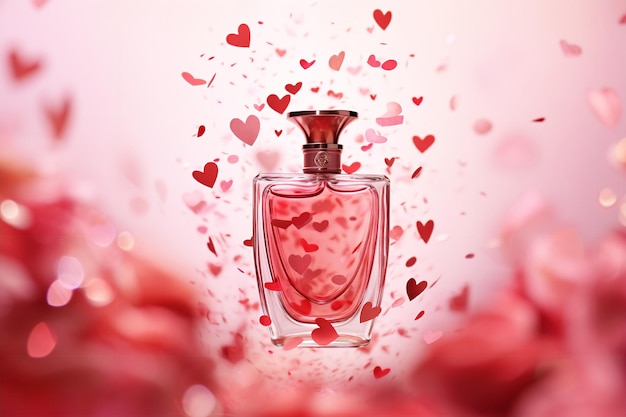 Photo scent of love valentine's day perfume banner