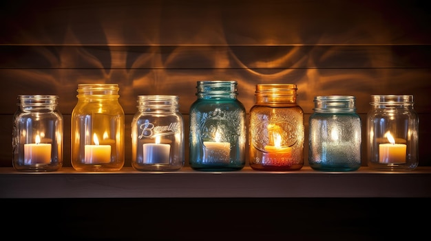 Scented candle jars