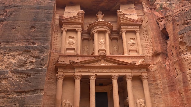 Schatkistgebouw in Petra Jordan Werelderfgoed