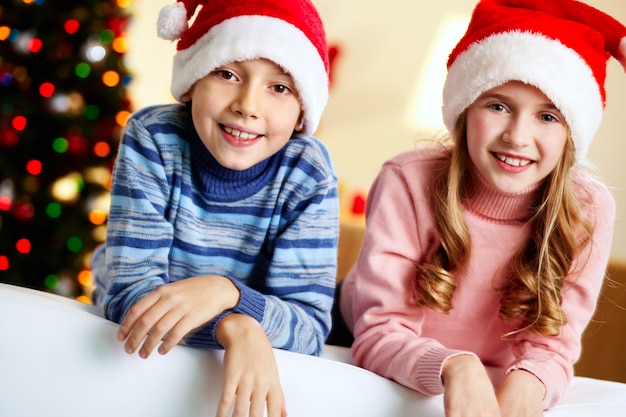 Schattig nieuwjaar santa toothy charmante