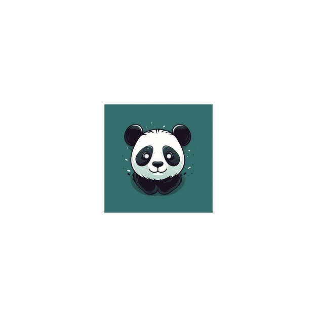 schattig panda-ontwerplogo1