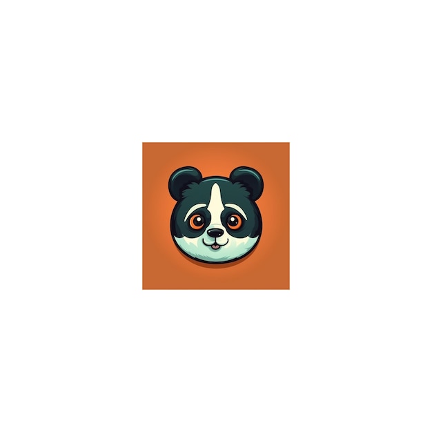 schattig panda-ontwerplogo25