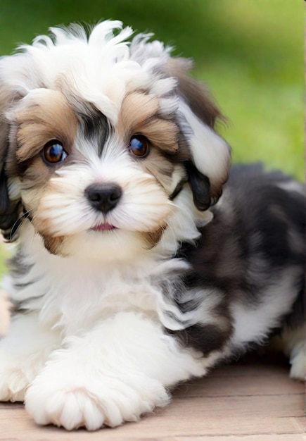 schattig puppy HD 8K behang Stock Fotografie Beeld