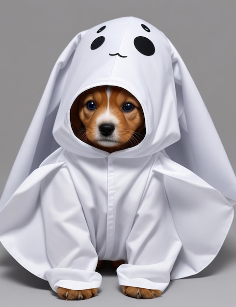 schattig puppy spook halloween kostuum