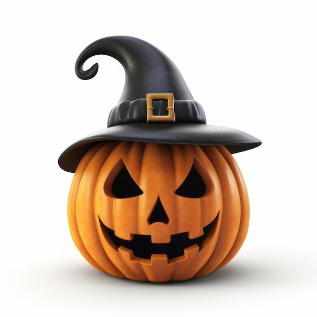 Schattig Rosh Hashanah Jackolantern Met Grim Reaper Hat 3d Render